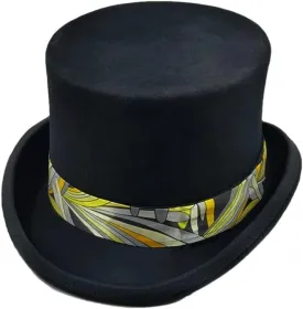 Dvbfufv Men's Women Hat Men's Women Magician Hat Men's Women Performance Jazz Hats Men's Women Felt Hat