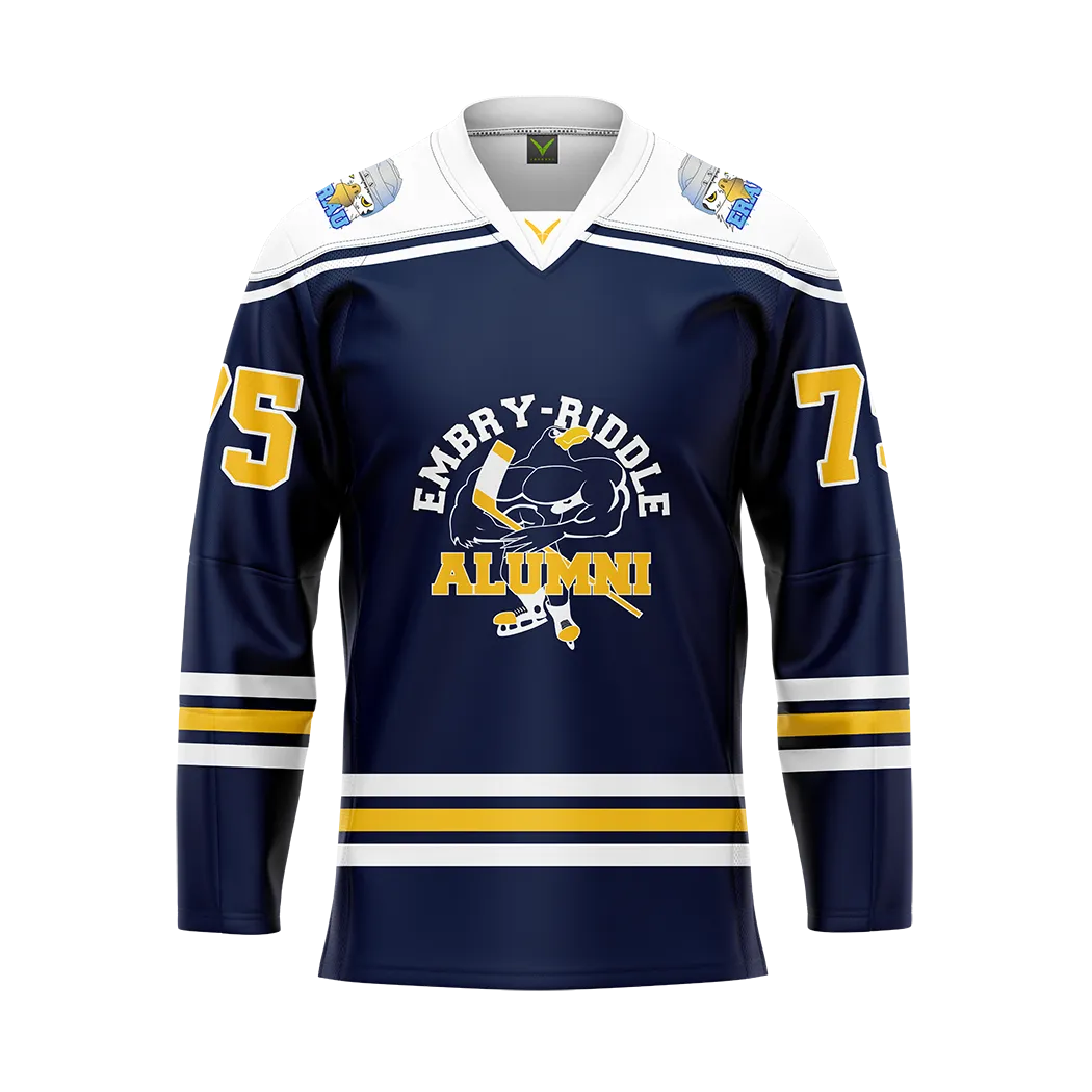 ERAU Navy Alumni Custom Replica Sublimated Jersey