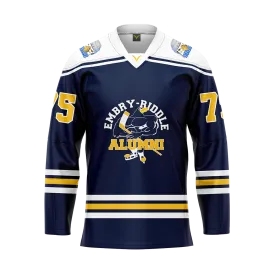 ERAU Navy Alumni Custom Replica Sublimated Jersey
