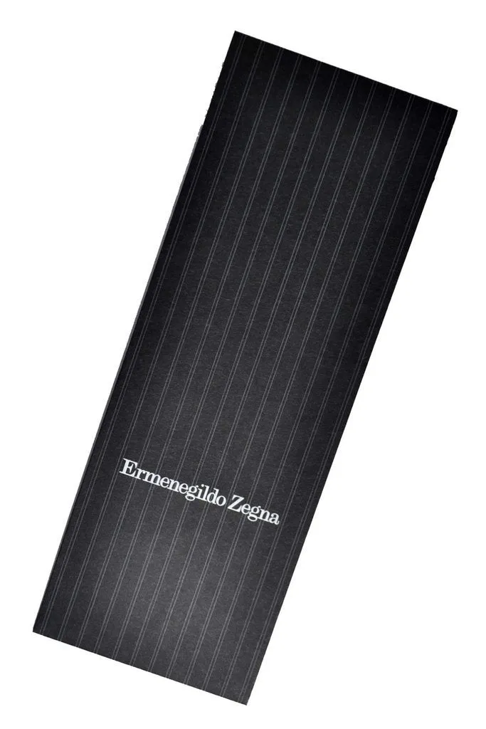 Ermenegildo Zegna Cashmere Tie Maroon Stripes
