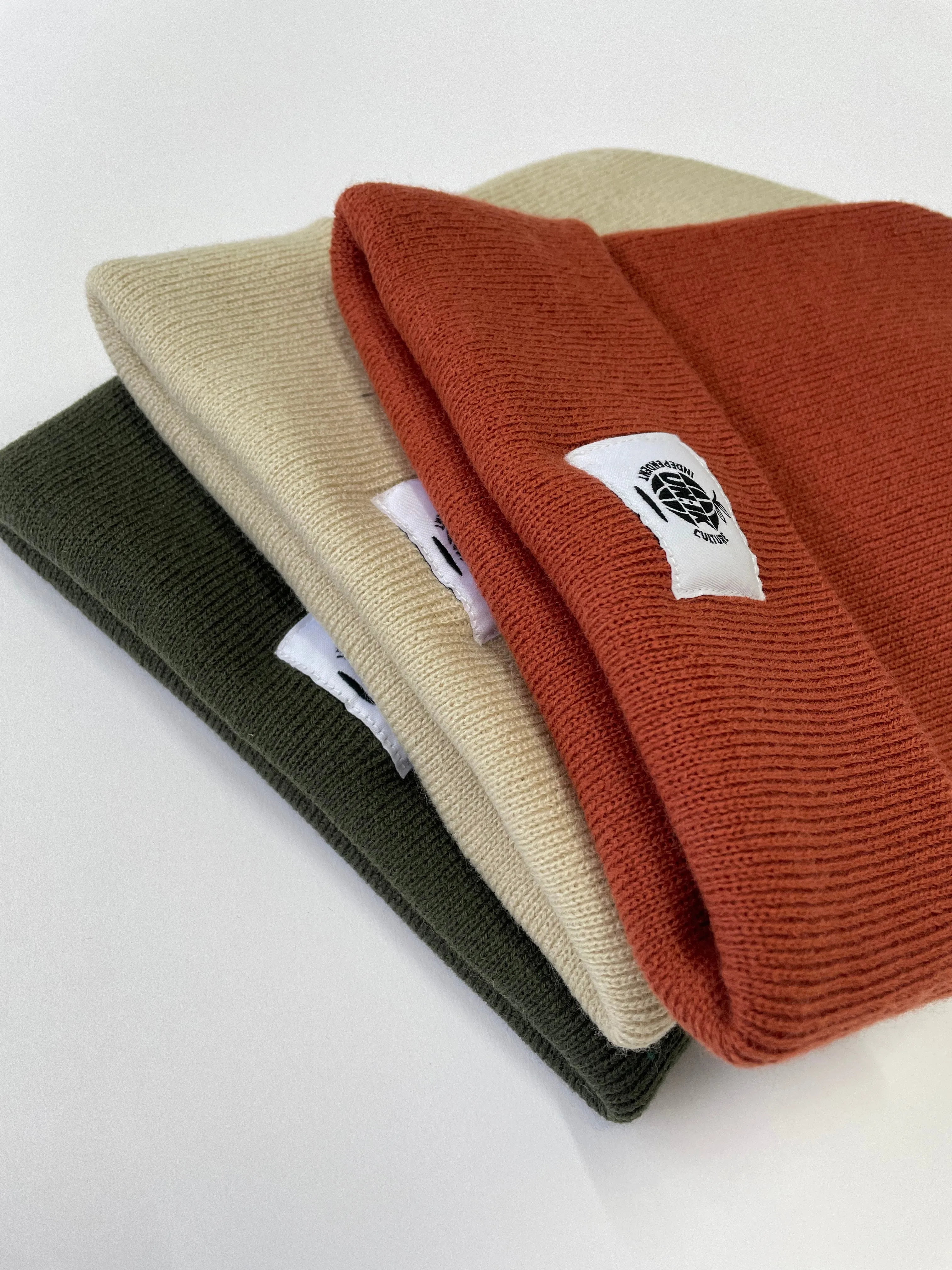 Essentials Label Beanies