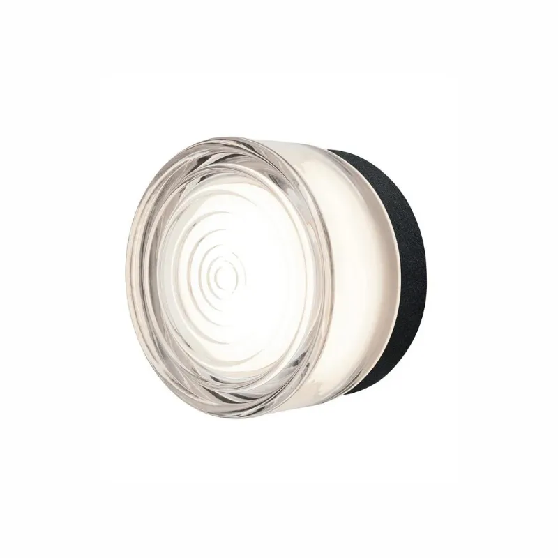 Exterior Thick Textured Glass Wall Light