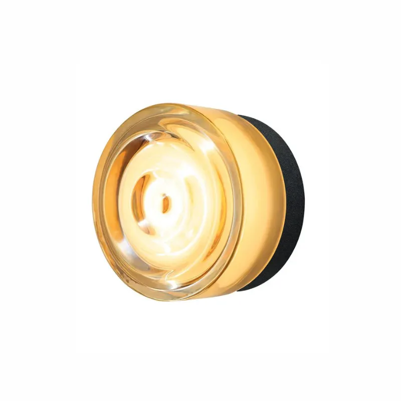 Exterior Thick Textured Glass Wall Light