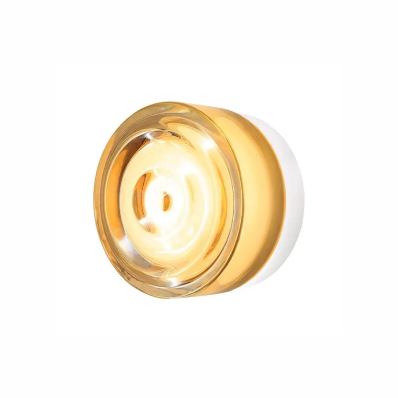 Exterior Thick Textured Glass Wall Light