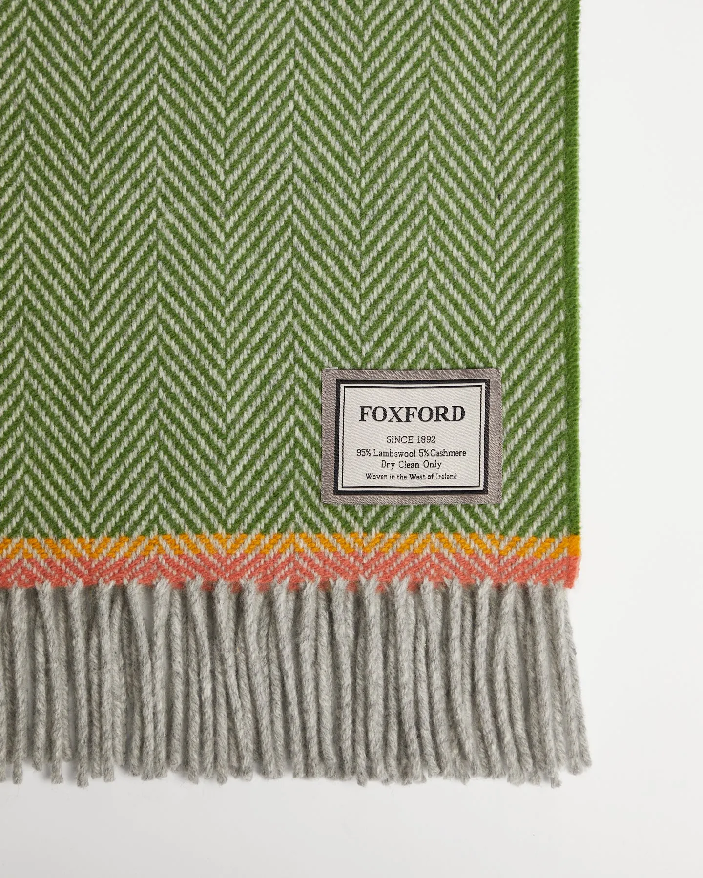 Foxford Barrow Cashmere and Lambswool Throw
