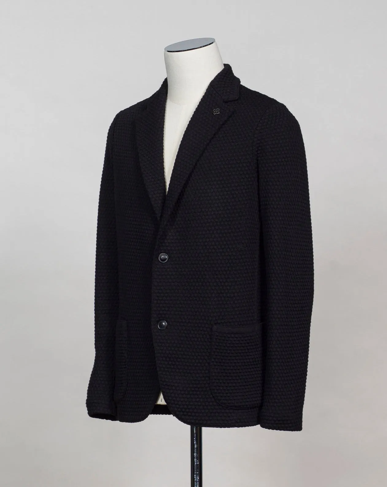 Gran Sasso Spot Knit Jacket / Black