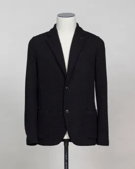 Gran Sasso Spot Knit Jacket / Black