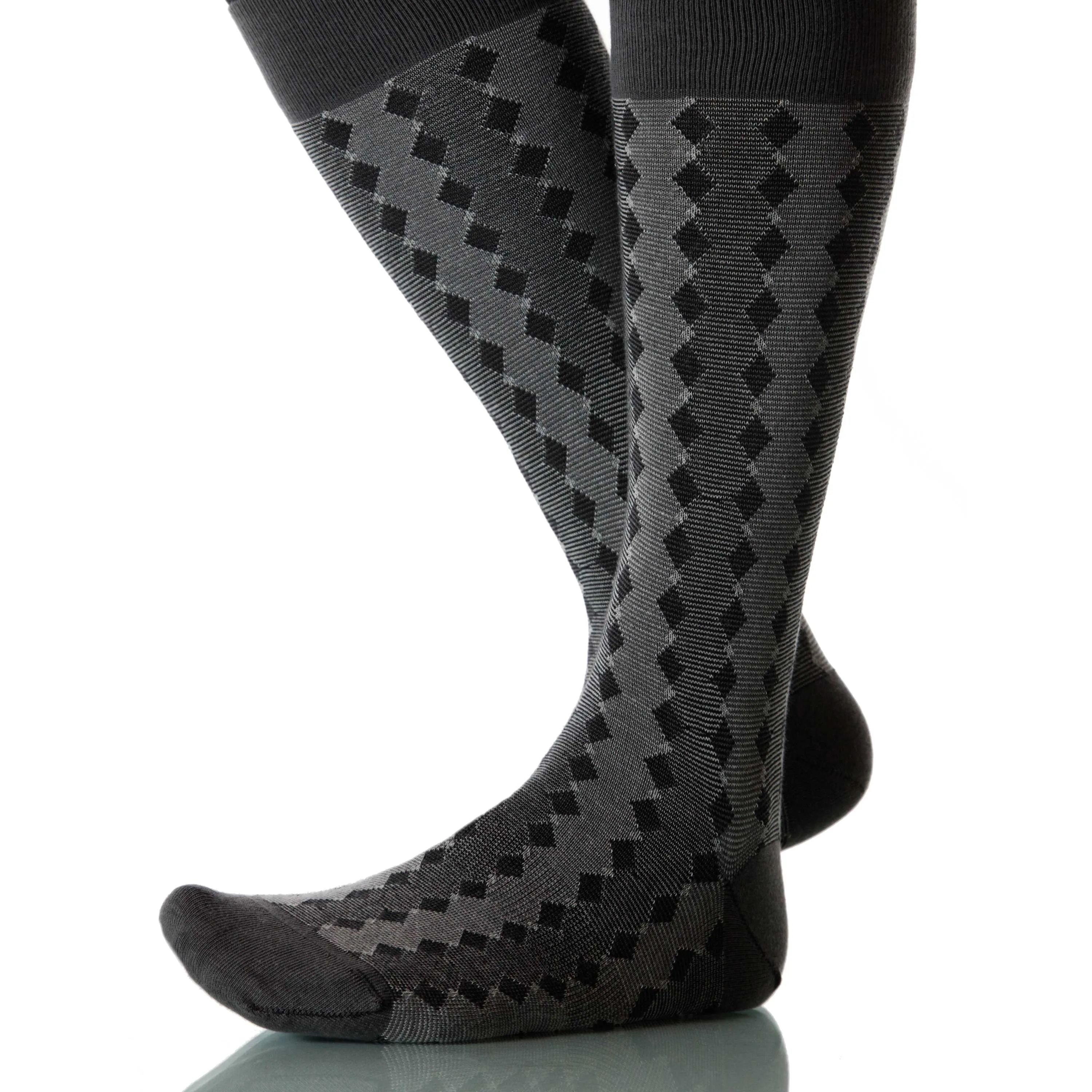 Gray Diamond Stripe