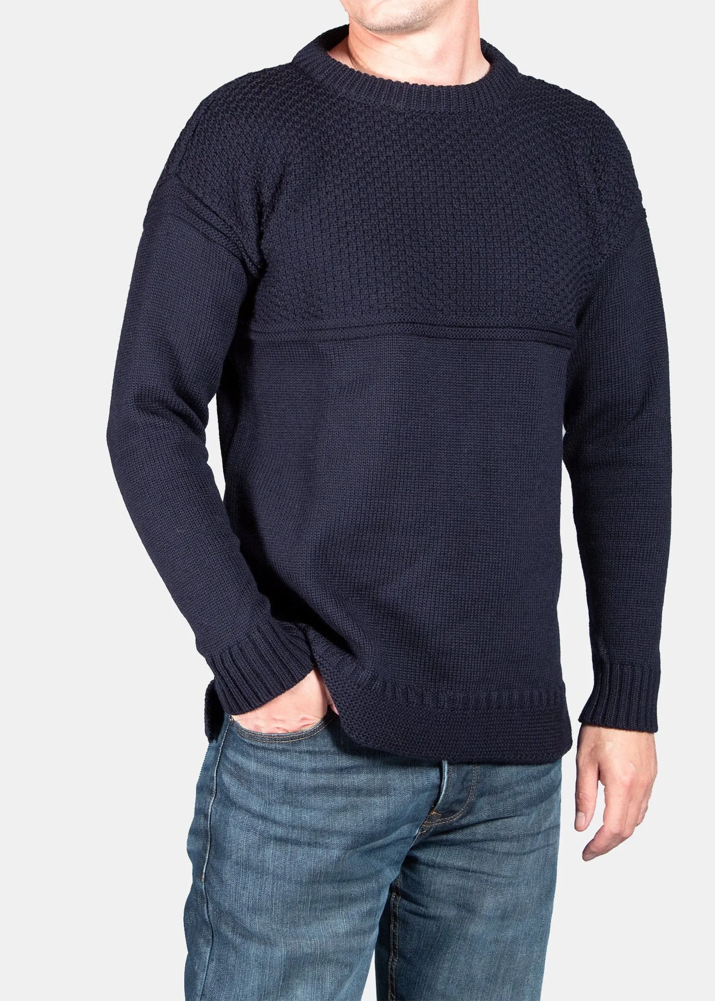 Guernsey Jumper Navy