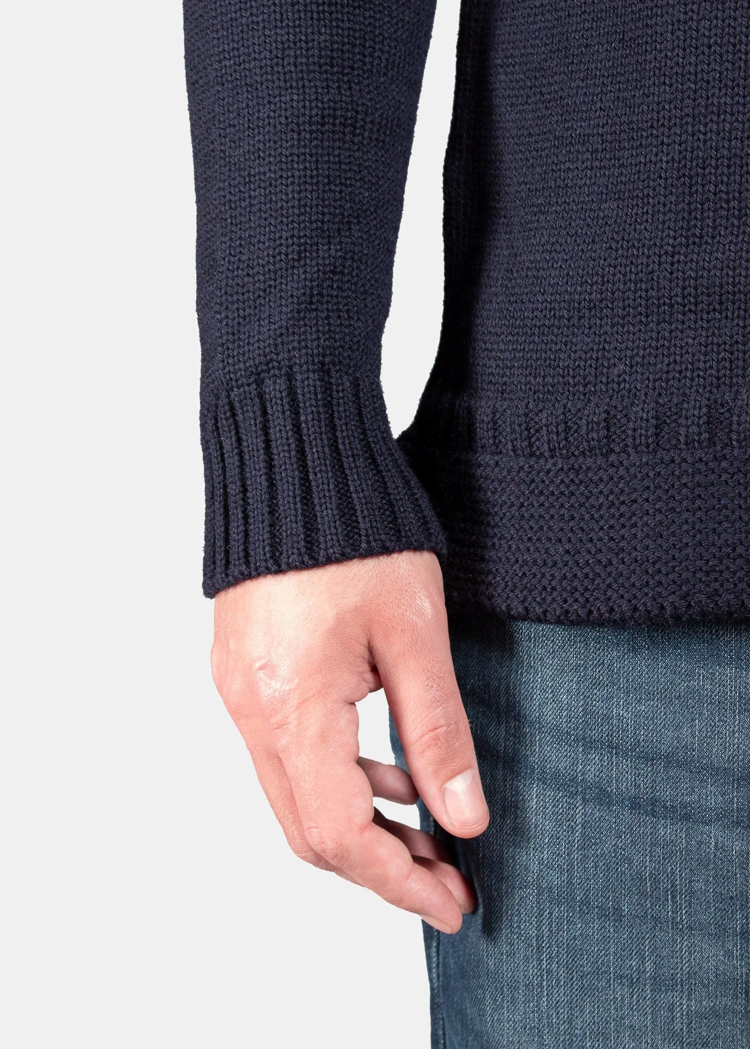 Guernsey Jumper Navy