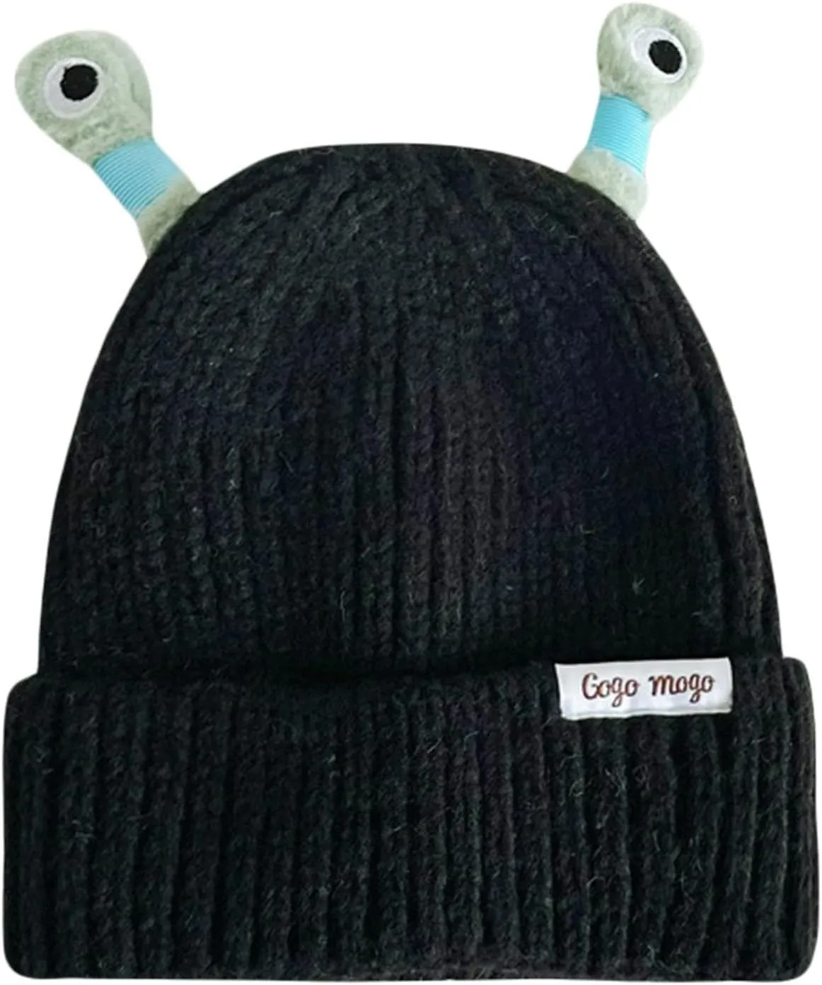 Honganda Funny Beanie Hat for Women, Glowing Monster Knitted Hat with Retractable Tentacles, Warm Winter Hat Gift for Adult