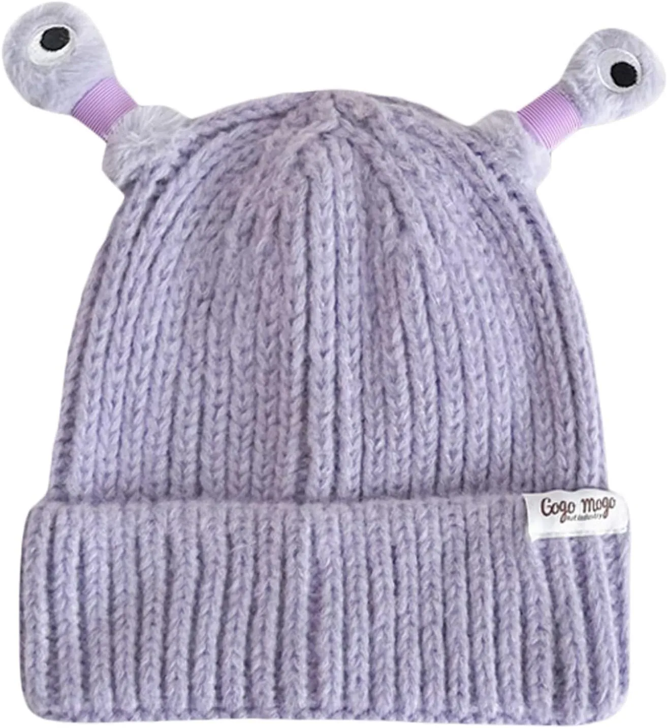 Honganda Funny Beanie Hat for Women, Glowing Monster Knitted Hat with Retractable Tentacles, Warm Winter Hat Gift for Adult