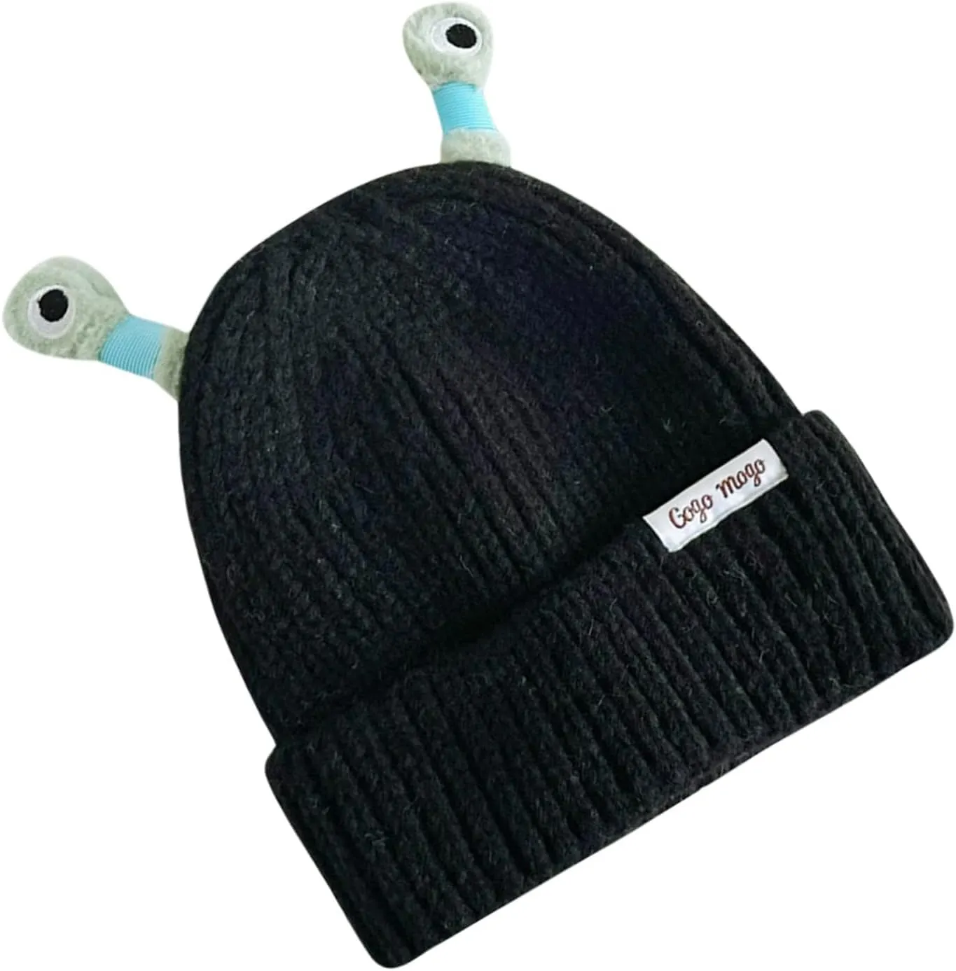 Honganda Funny Beanie Hat for Women, Glowing Monster Knitted Hat with Retractable Tentacles, Warm Winter Hat Gift for Adult