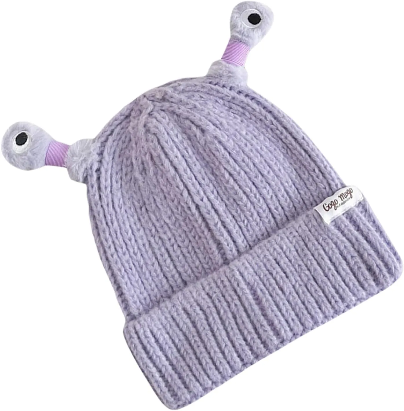 Honganda Funny Beanie Hat for Women, Glowing Monster Knitted Hat with Retractable Tentacles, Warm Winter Hat Gift for Adult