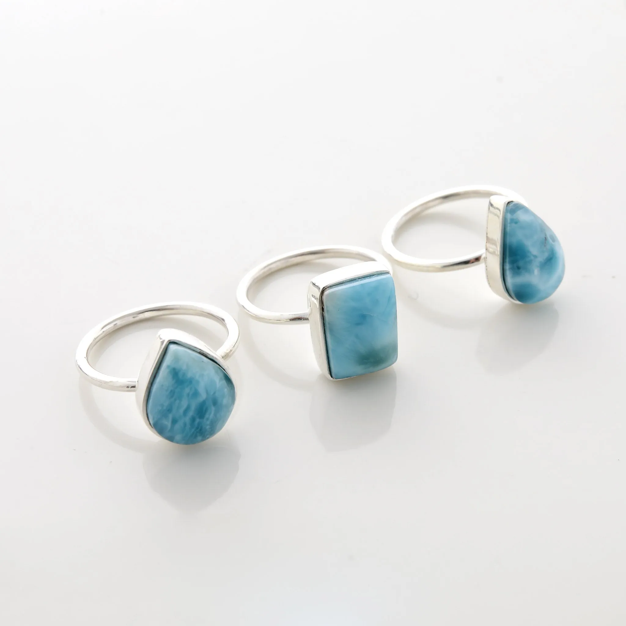 Larimar Ring Trio Elysia
