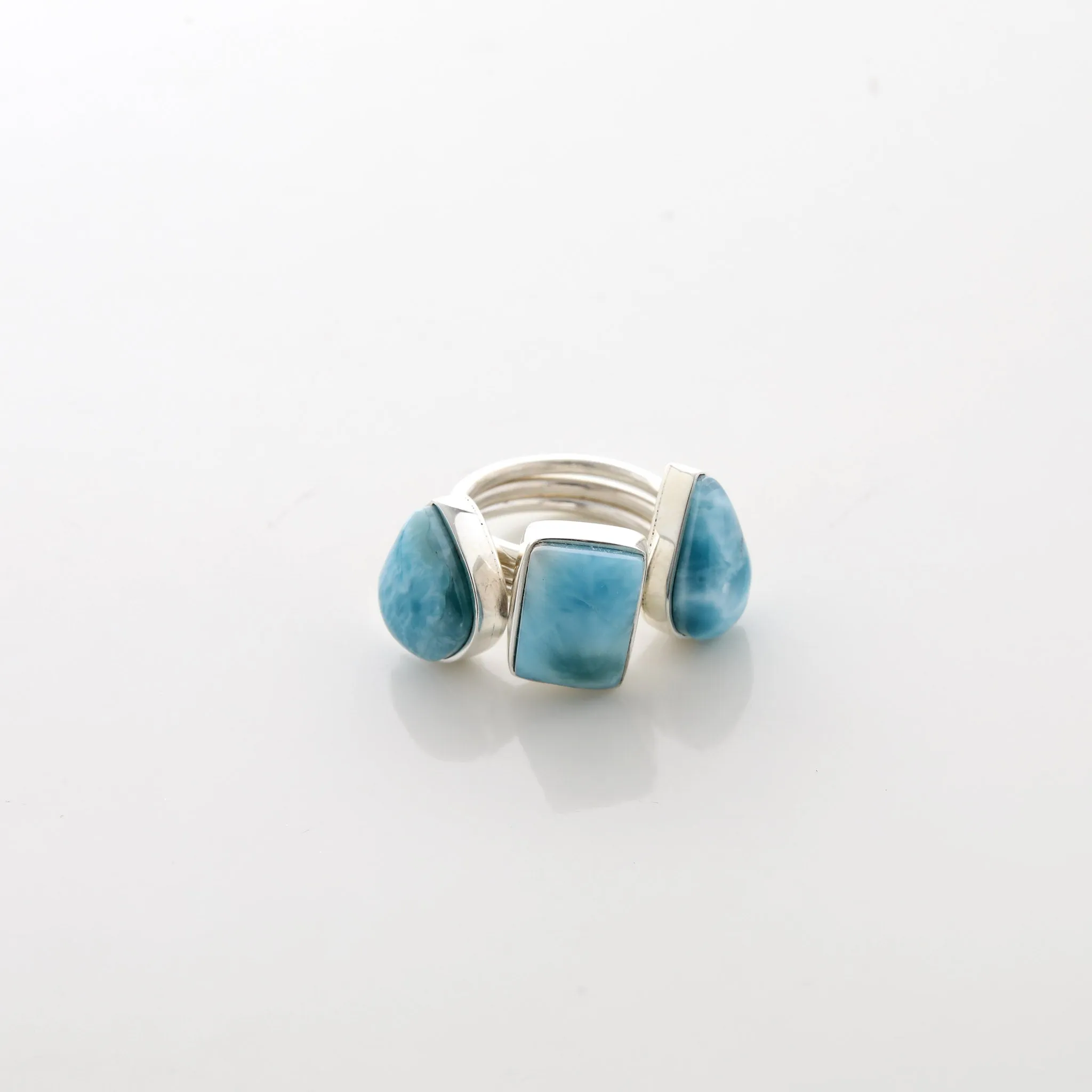 Larimar Ring Trio Elysia