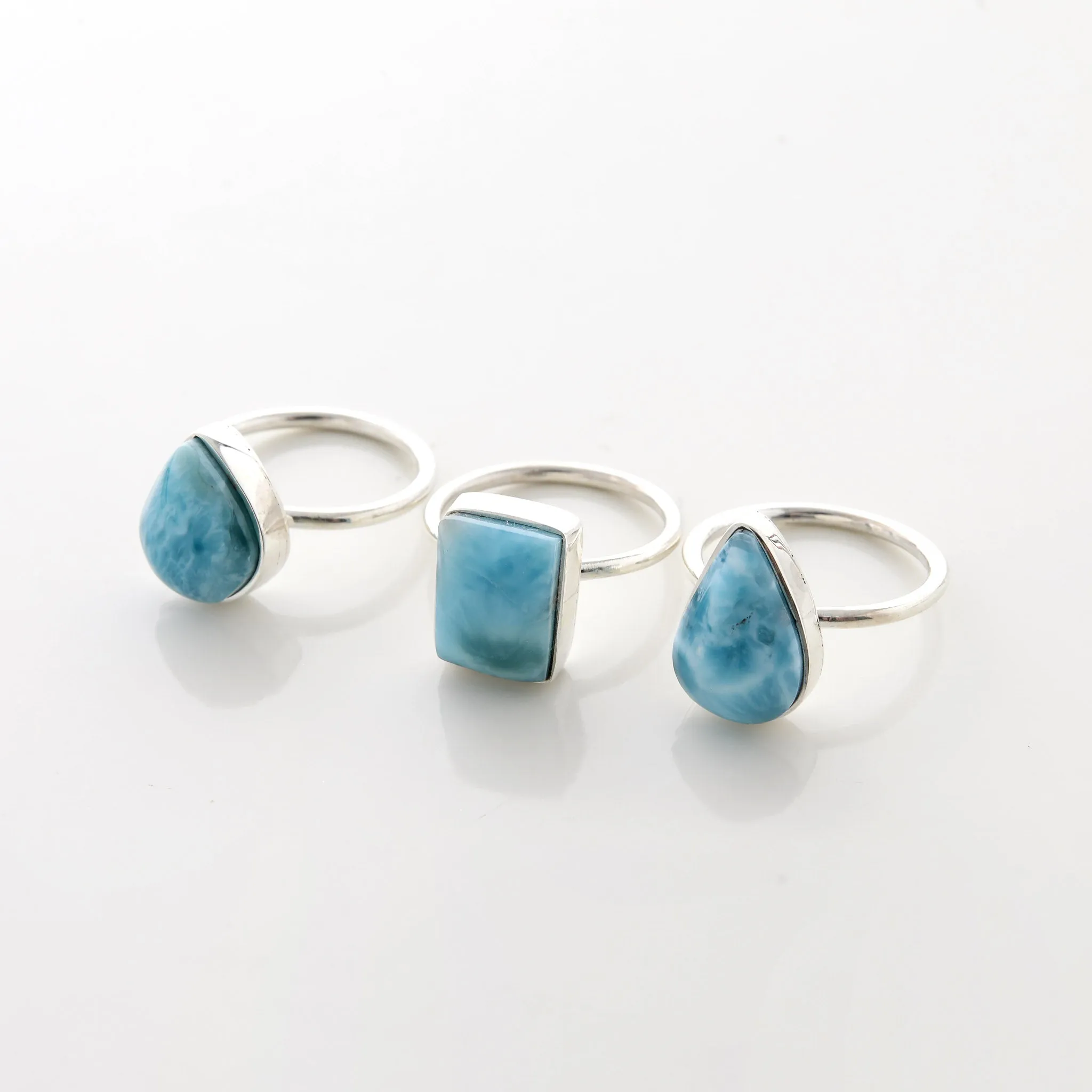 Larimar Ring Trio Elysia