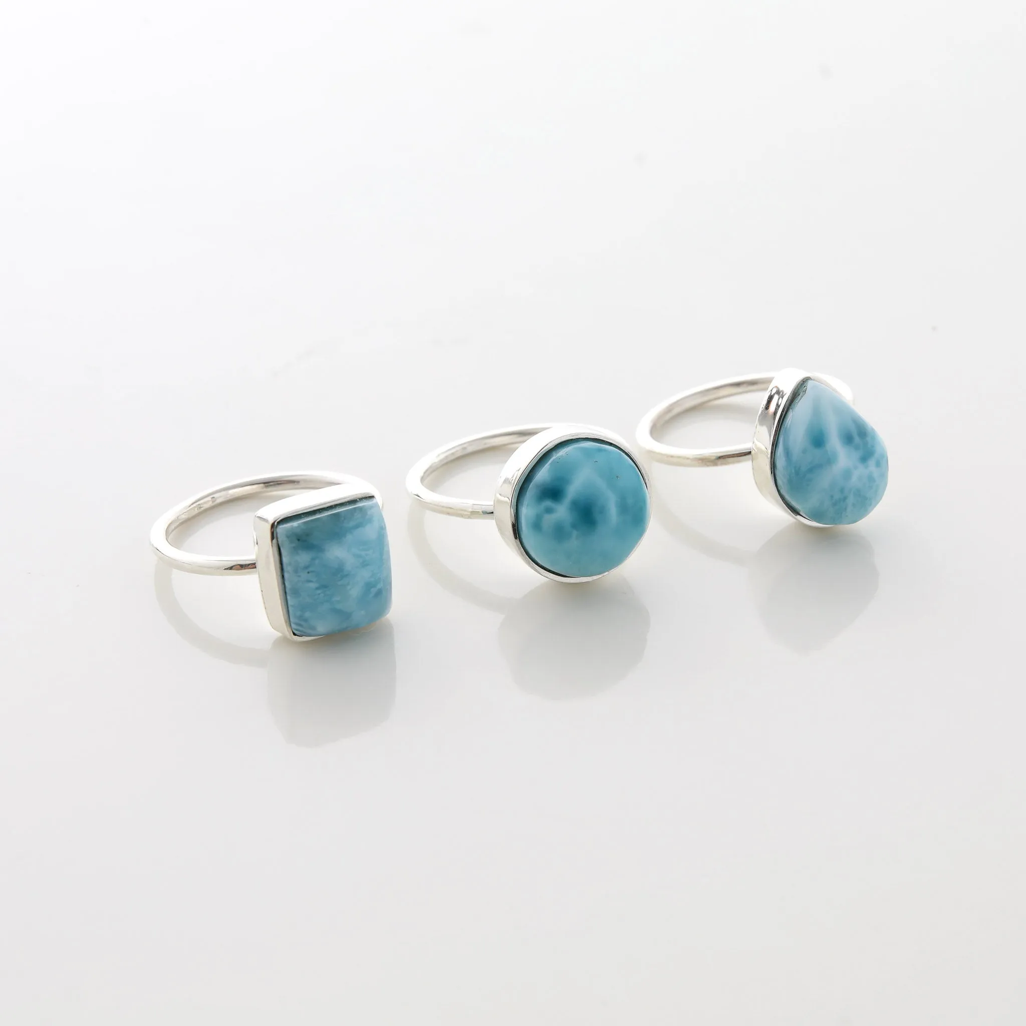 Larimar Ring Trio Evie