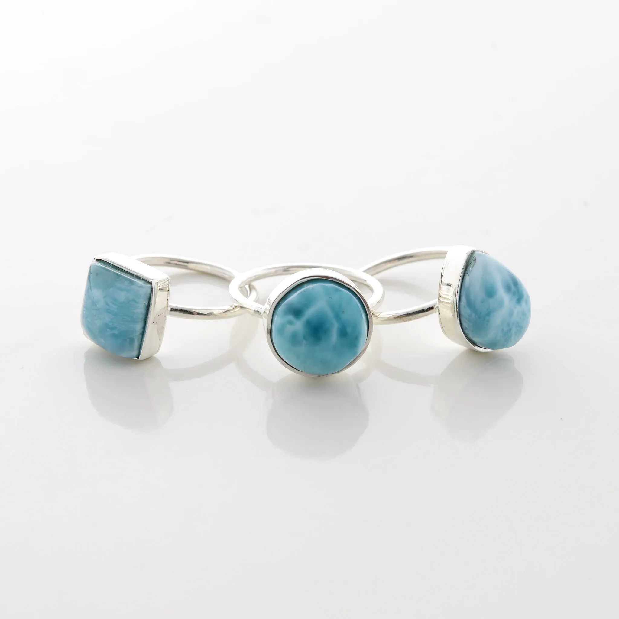 Larimar Ring Trio Evie