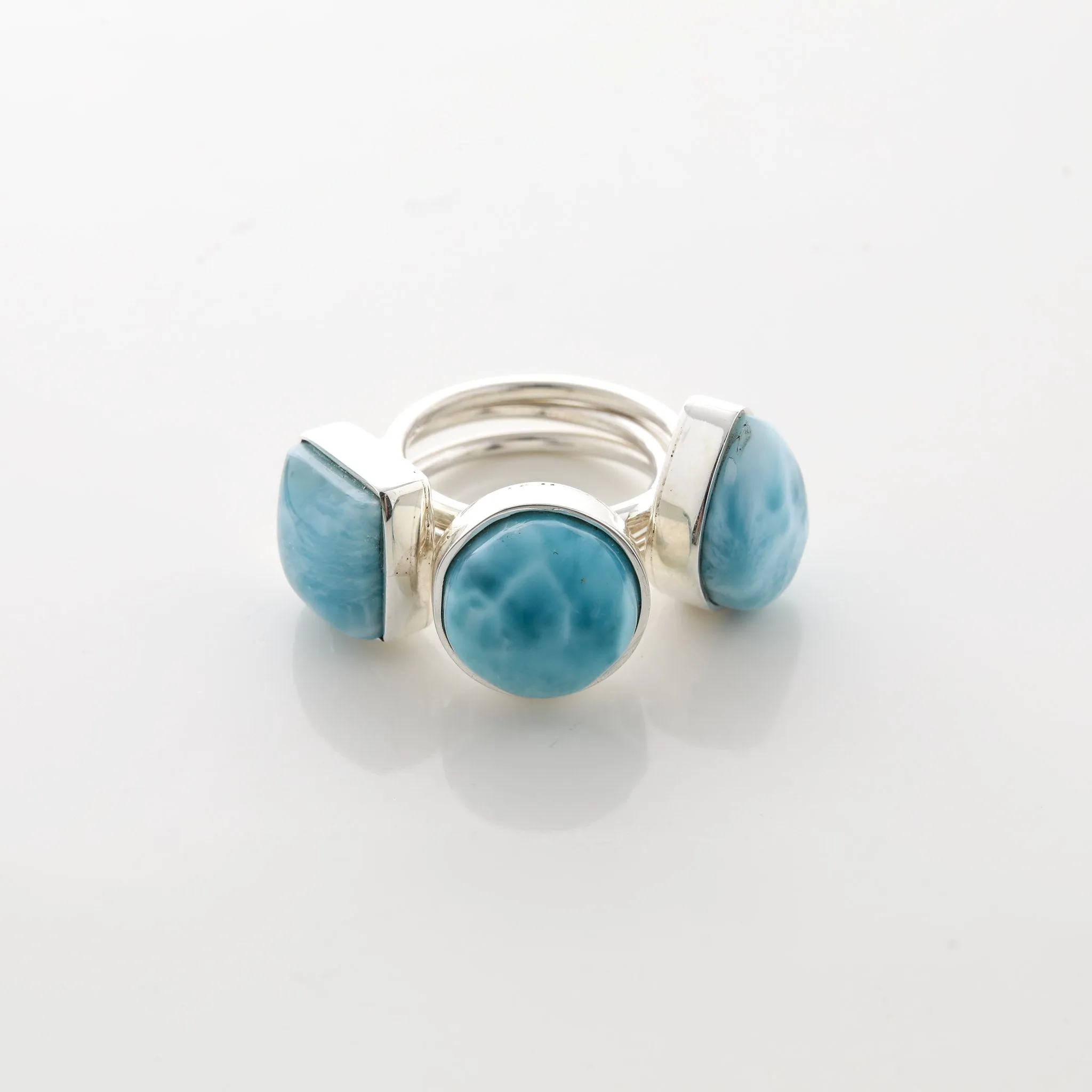 Larimar Ring Trio Evie