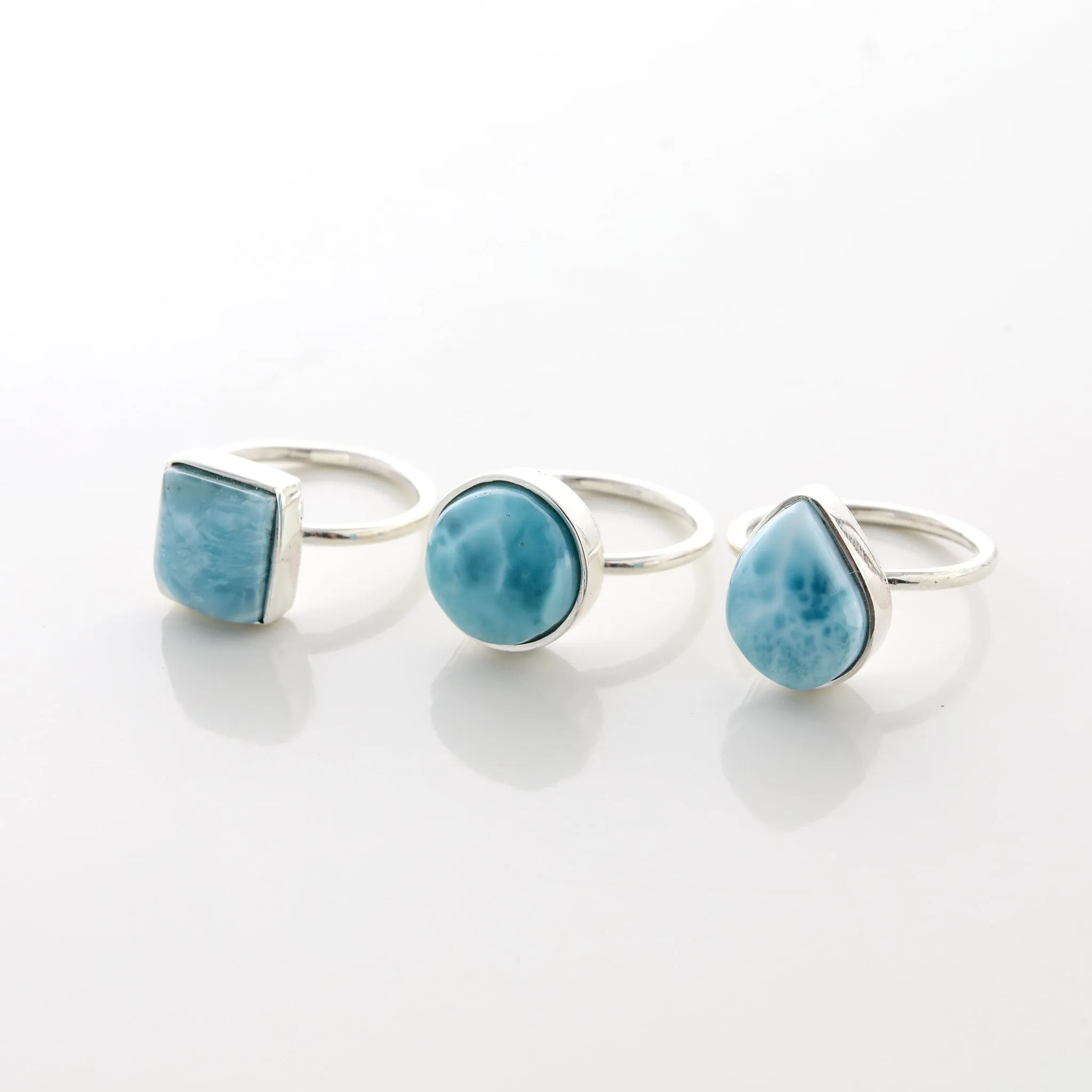 Larimar Ring Trio Evie