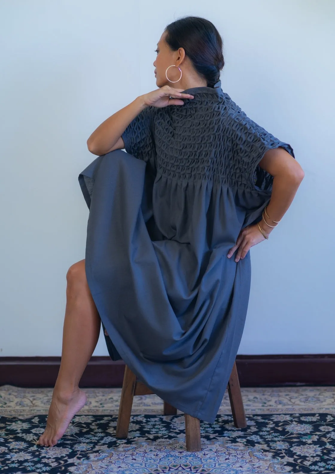 lily dress - gray