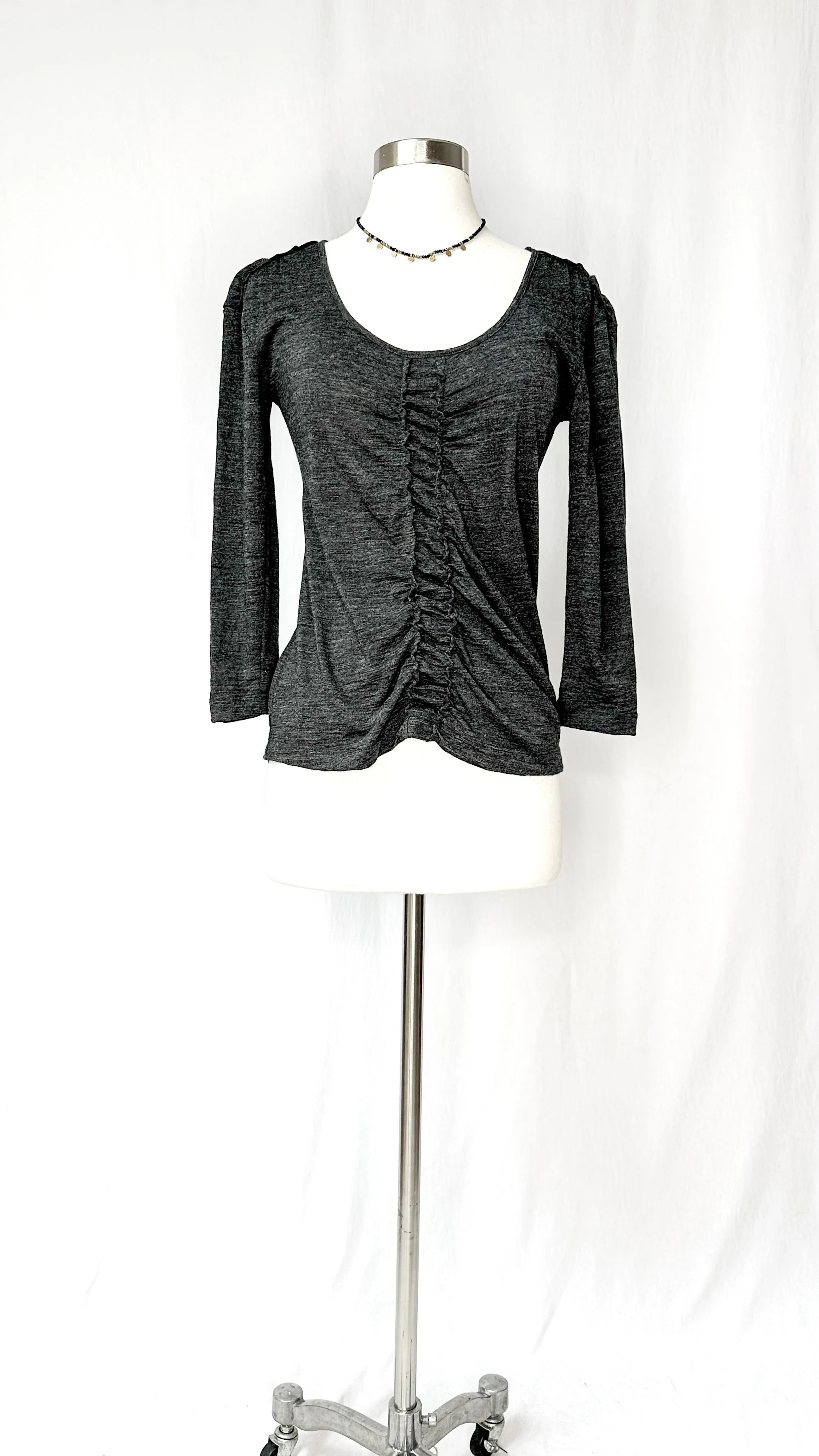 Love Moschino Gray Light Merino Wool Top (2)