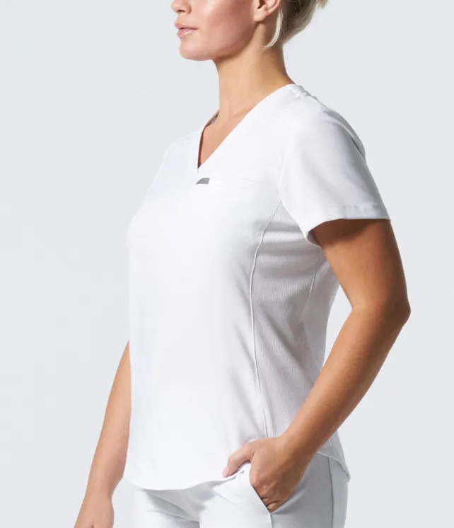 LT101 Landau Forward Women's 2-Pocket V-Neck Scrub Top