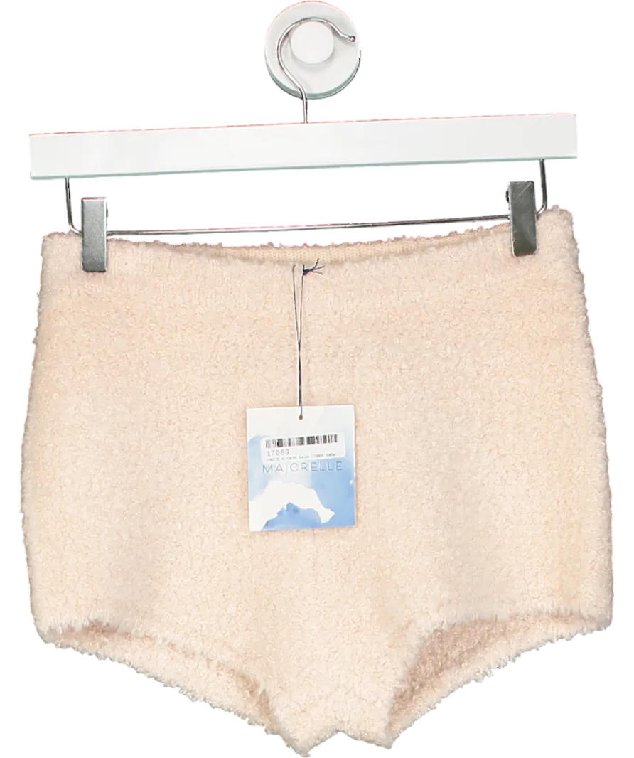 Majorelle Cream Boucle Soft Knit Garcela Shorts UK XS