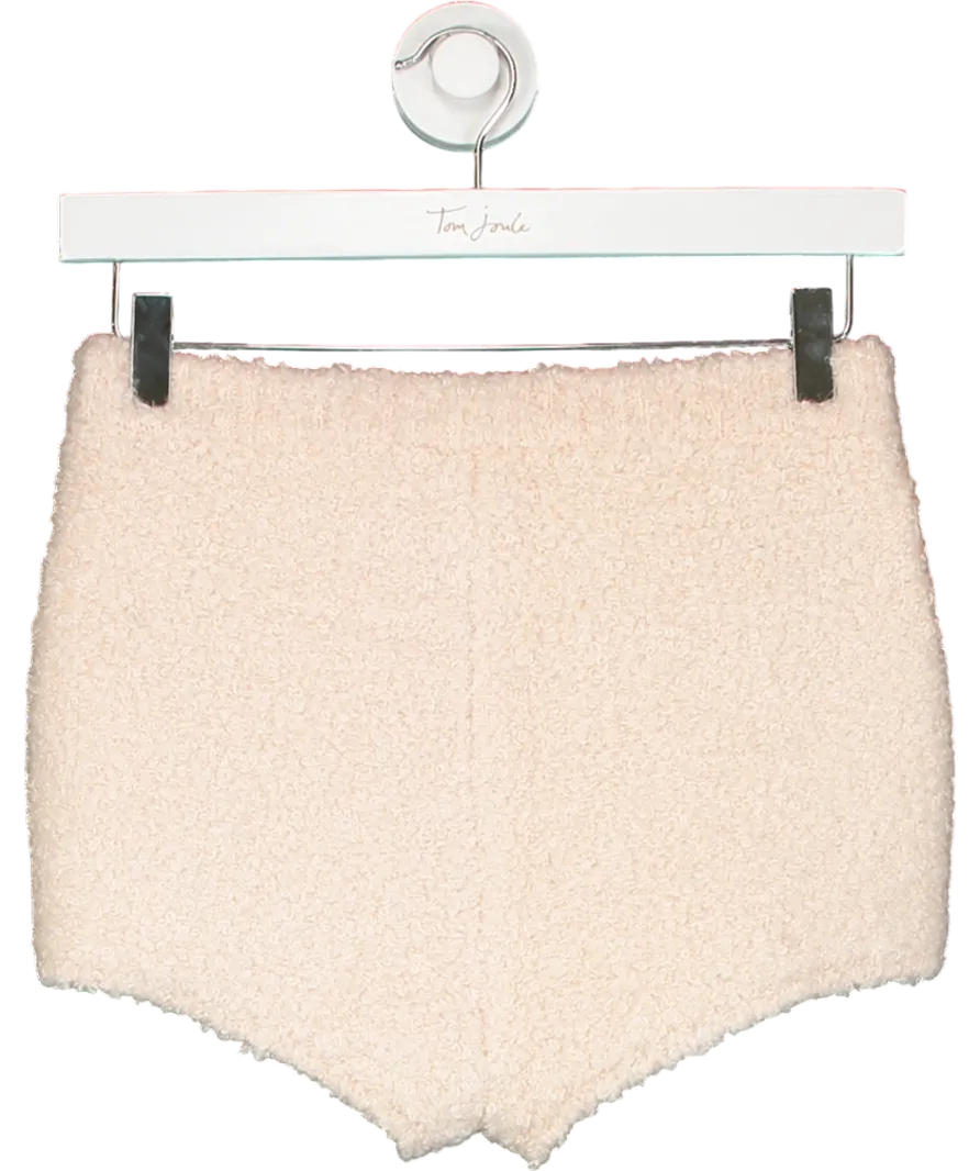 Majorelle Cream Boucle Soft Knit Garcela Shorts UK XS