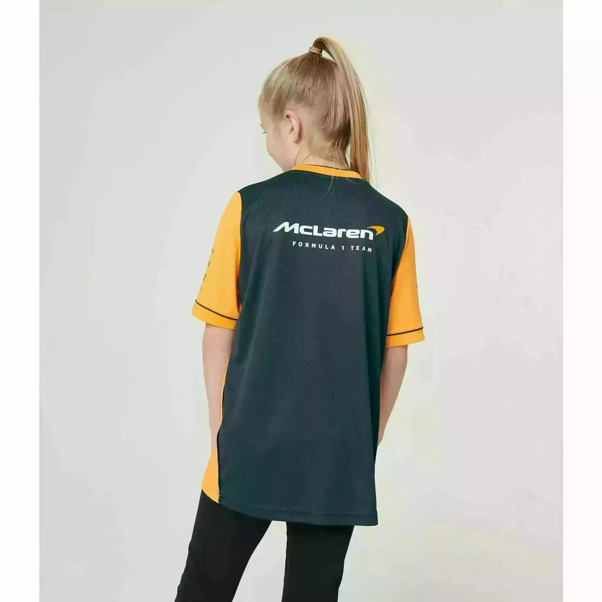 McLaren F1 Kids Replica Set Up T-Shirt- Youth Papaya/Phantom