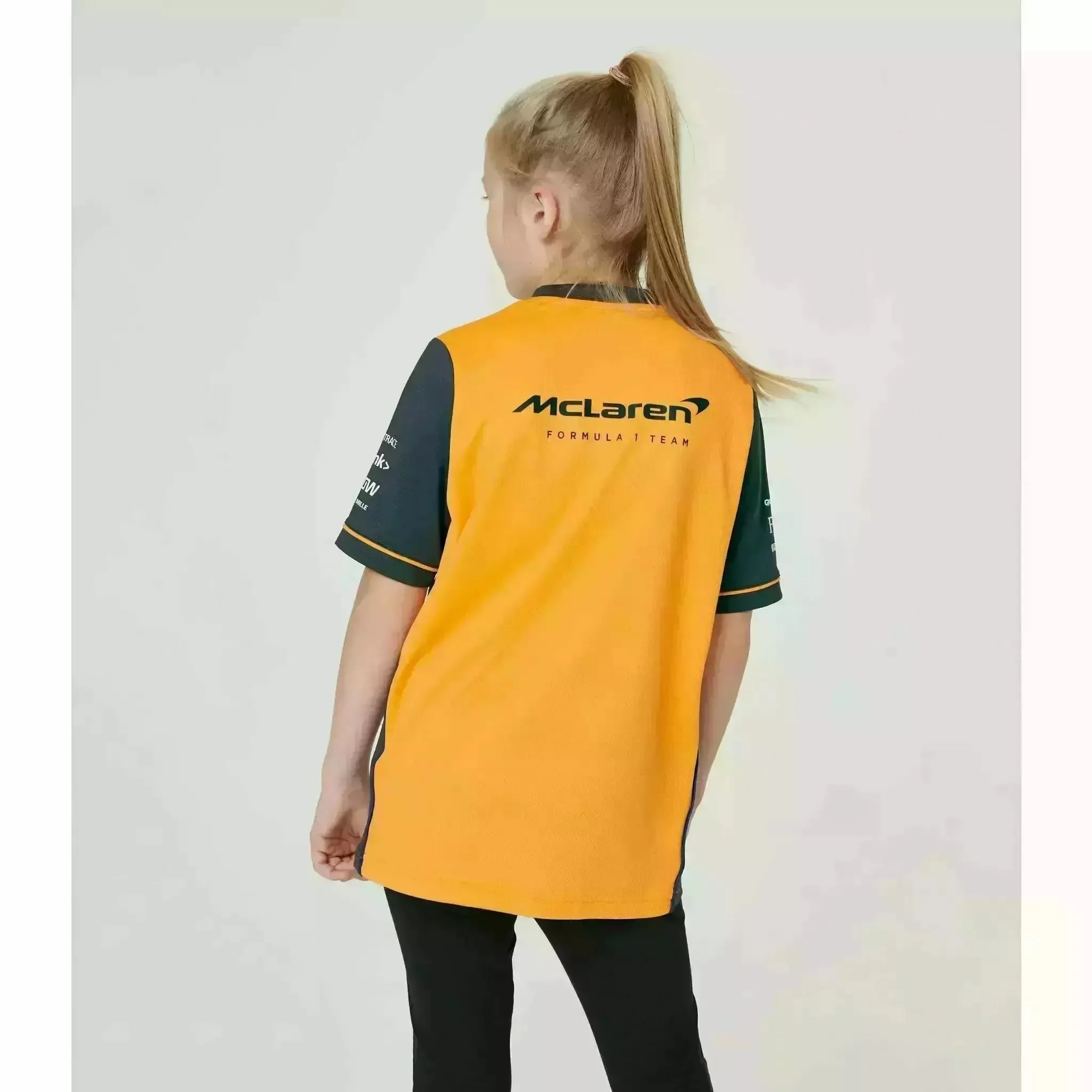 McLaren F1 Kids Replica Set Up T-Shirt- Youth Papaya/Phantom