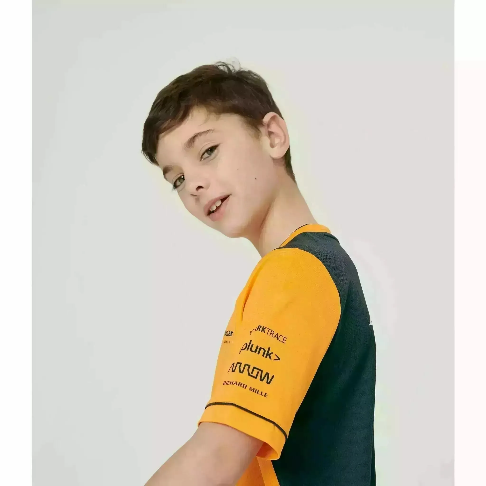 McLaren F1 Kids Replica Set Up T-Shirt- Youth Papaya/Phantom
