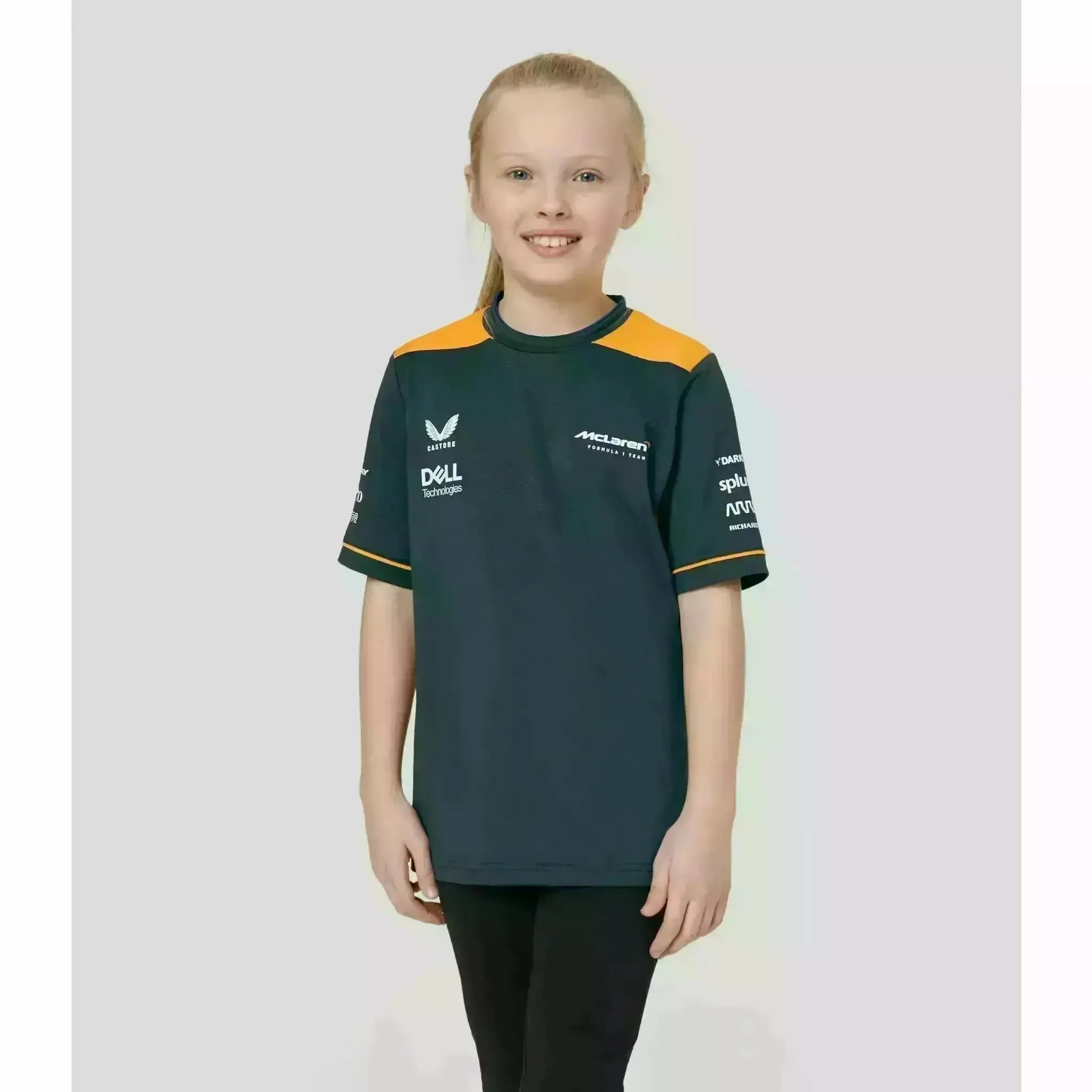 McLaren F1 Kids Replica Set Up T-Shirt- Youth Papaya/Phantom