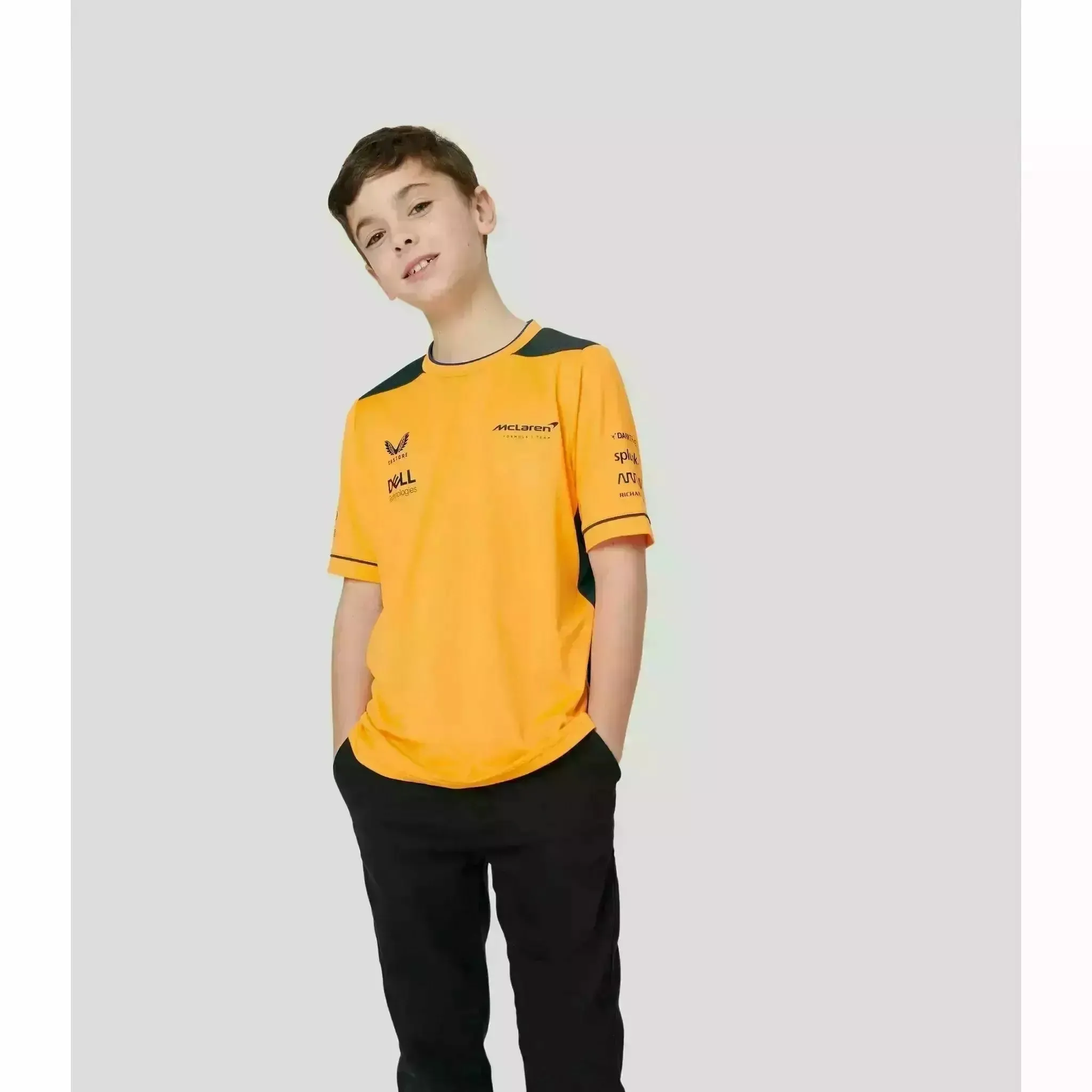 McLaren F1 Kids Replica Set Up T-Shirt- Youth Papaya/Phantom