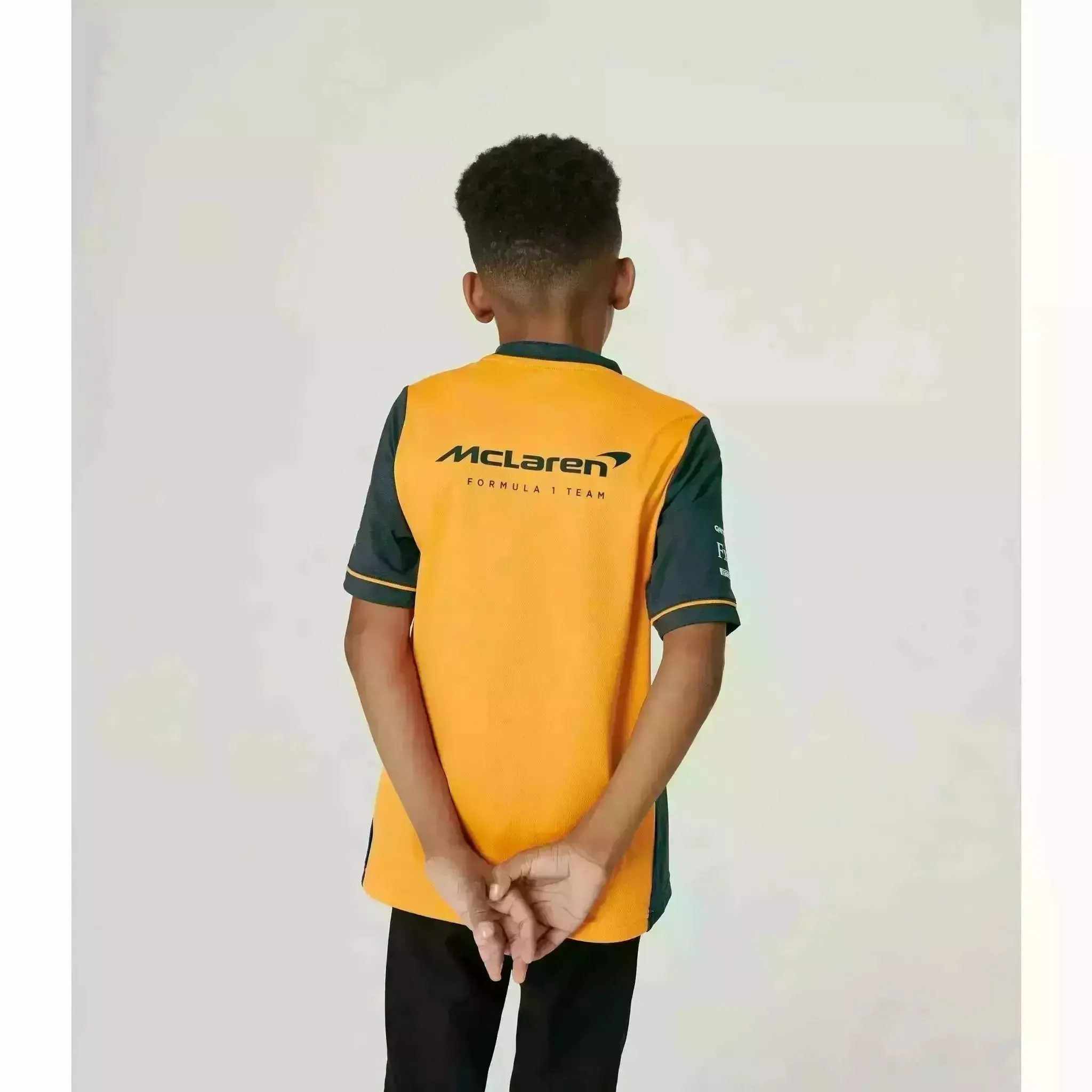 McLaren F1 Kids Replica Set Up T-Shirt- Youth Papaya/Phantom