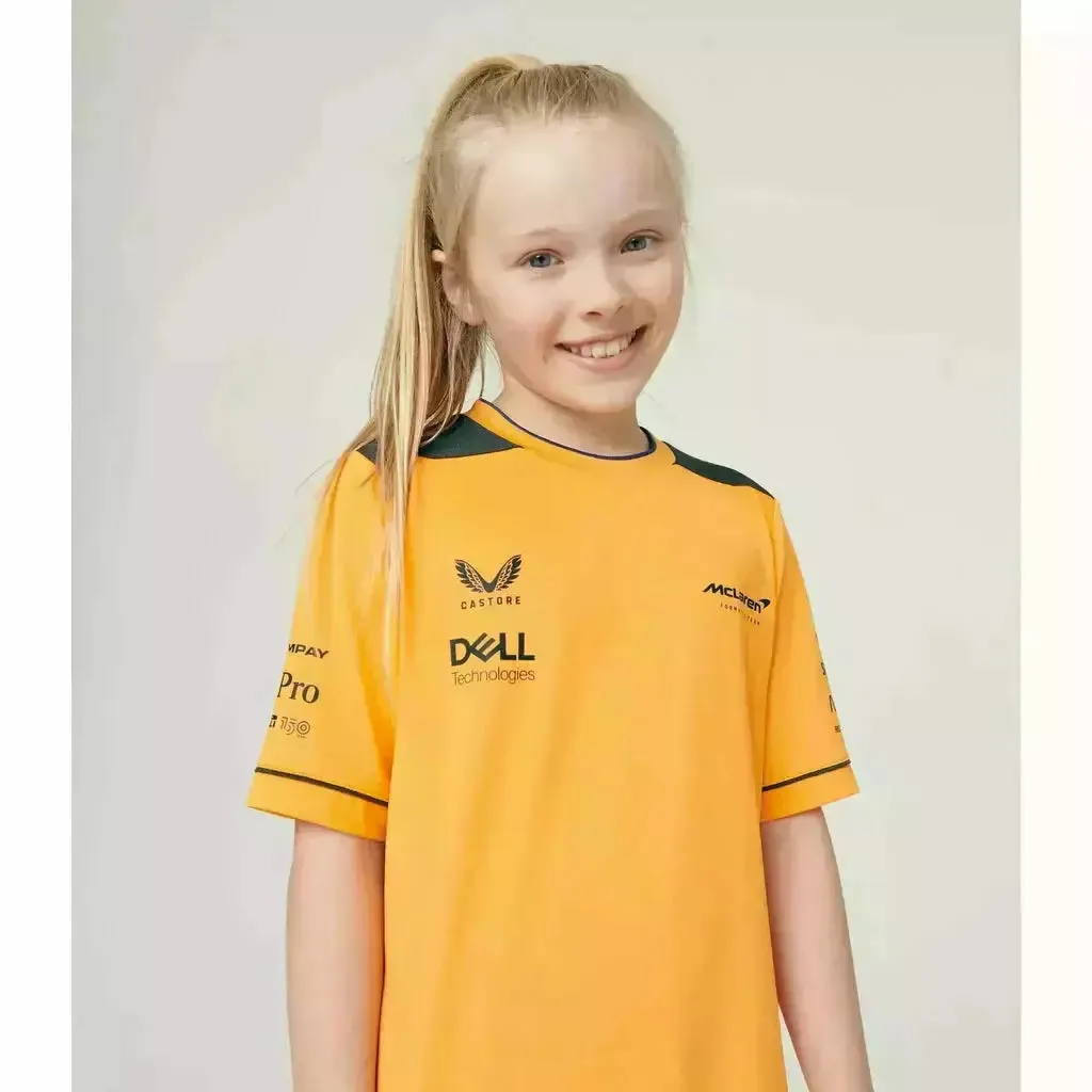 McLaren F1 Kids Replica Set Up T-Shirt- Youth Papaya/Phantom