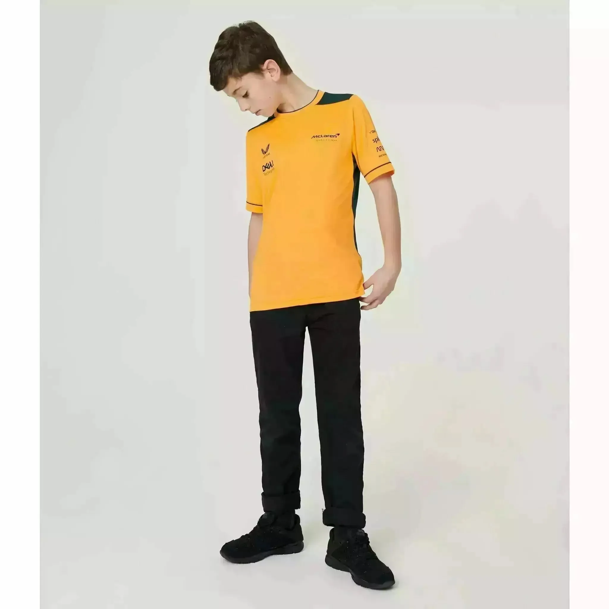 McLaren F1 Kids Replica Set Up T-Shirt- Youth Papaya/Phantom