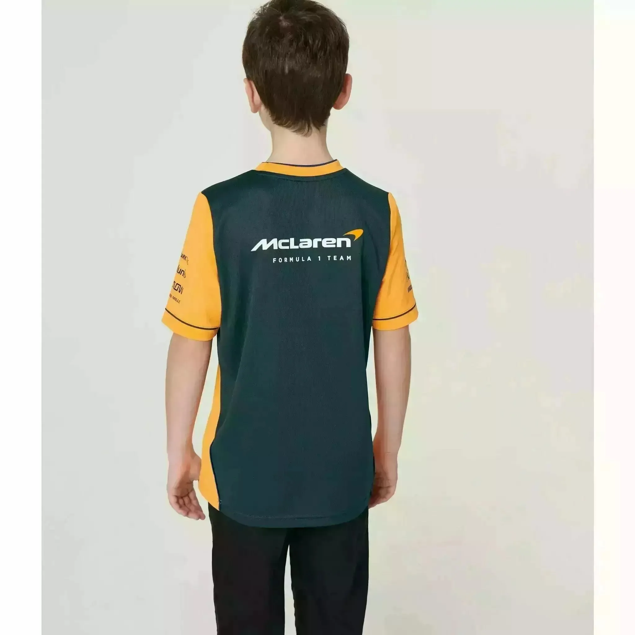 McLaren F1 Kids Replica Set Up T-Shirt- Youth Papaya/Phantom