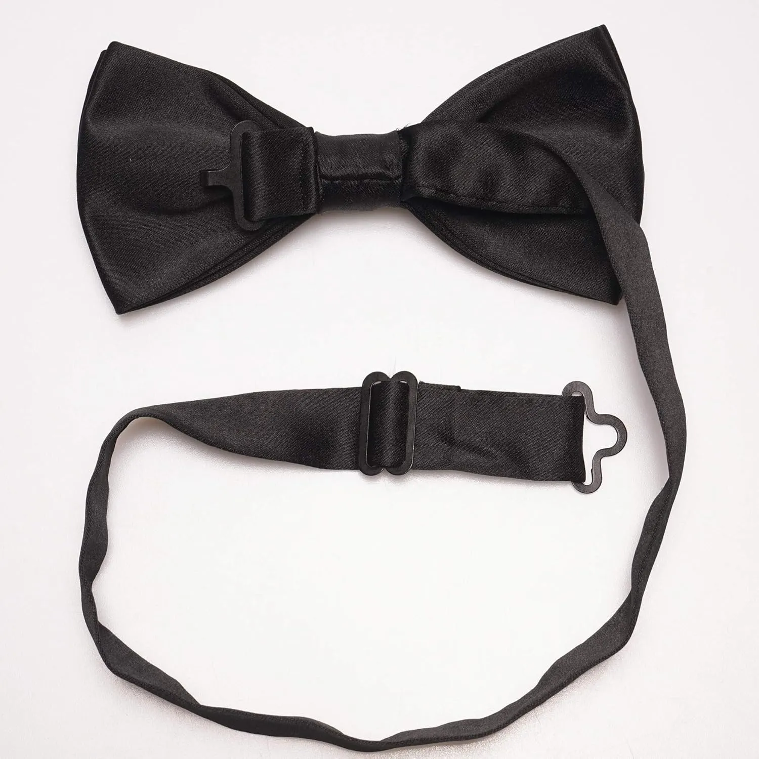 Men's Bowties Formal Satin Solid - 6/12 Pack Bow Ties Pre-tied Adjustable Ties for Men Many Colors Option in bulk