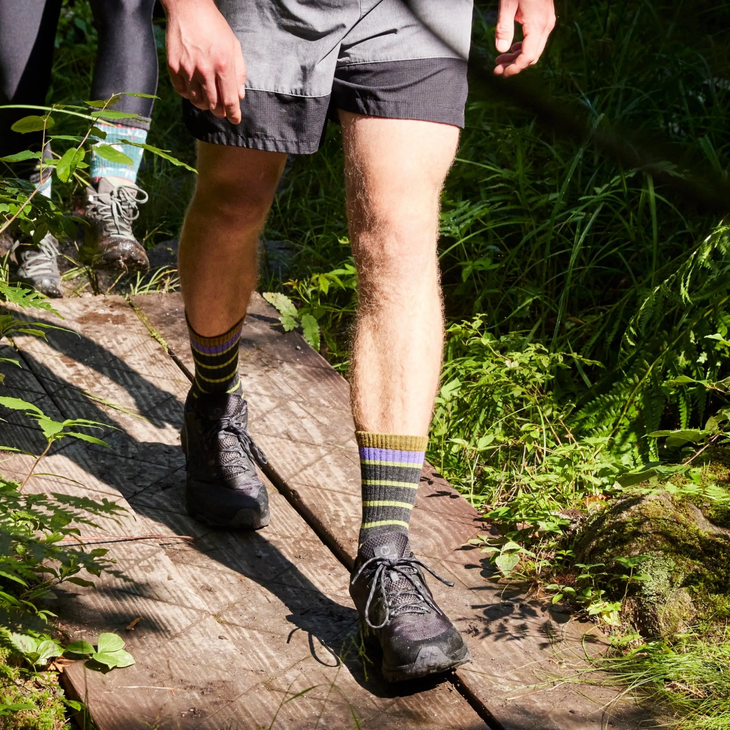 Men's Via Ferrata Micro Crew  Midweight Hiking Sock