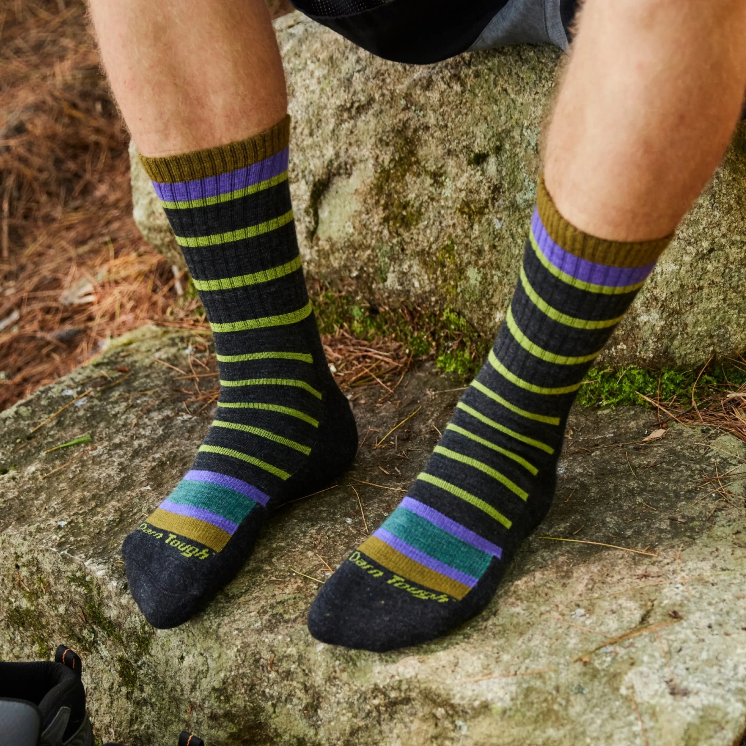 Men's Via Ferrata Micro Crew  Midweight Hiking Sock