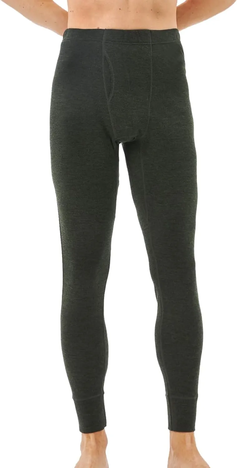 Merino Protect 100% Merino Wool Base Layer Men Thermal Long Underwear Soft Long Johns for Hunting Hiking