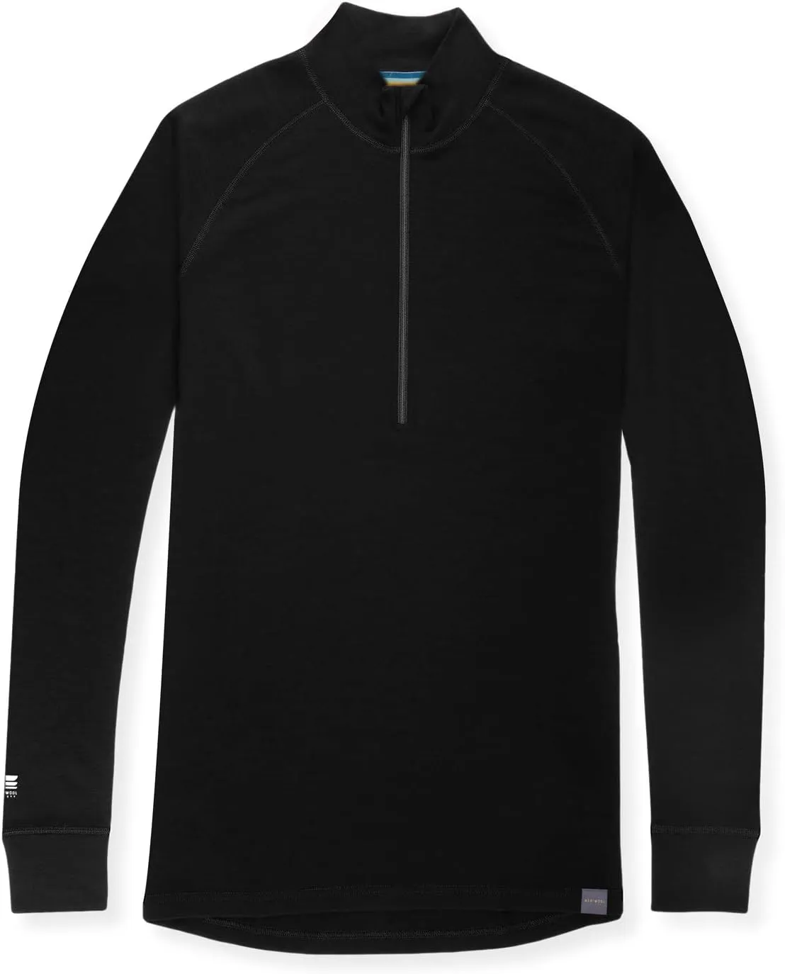 MERIWOOL Mens Base Layer 100% Merino Wool Midweight 250g Half Zip Sweater for Men
