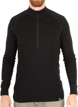 MERIWOOL Mens Base Layer 100% Merino Wool Midweight 250g Half Zip Sweater for Men