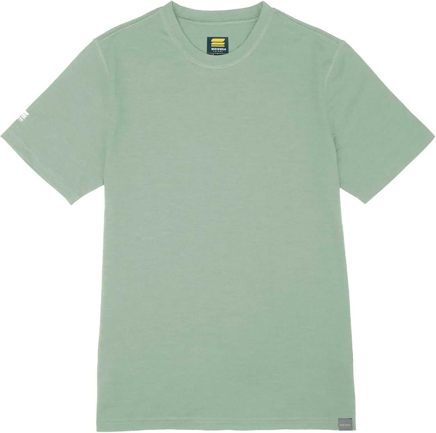 MERIWOOL Mens Merino Wool Short Sleeve T Shirt Lightweight Base Layer