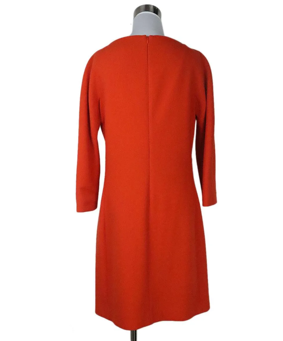 Michael Kors Orange Wool Dress sz 8