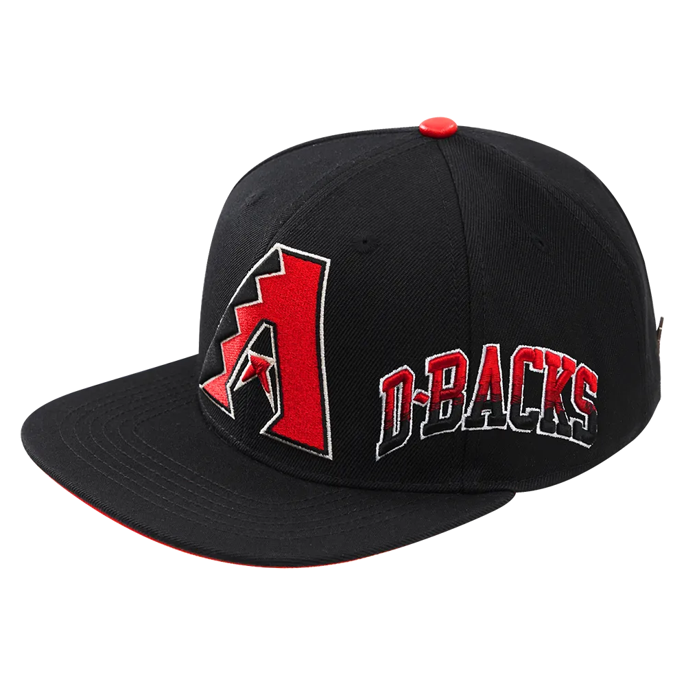 MLB ARIZONA DIAMONDBACKS HOMETOWN WOOL UNISEX SNAPBACK HAT (BLACK)