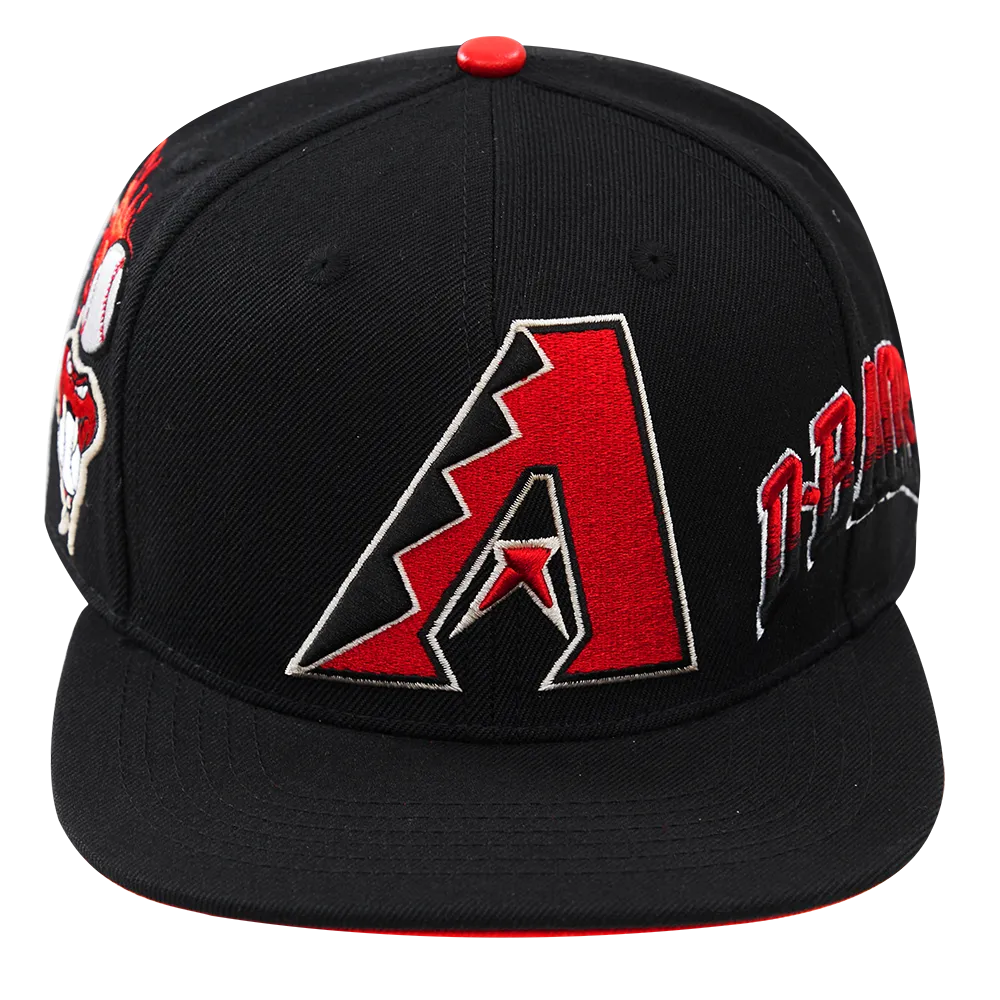 MLB ARIZONA DIAMONDBACKS HOMETOWN WOOL UNISEX SNAPBACK HAT (BLACK)