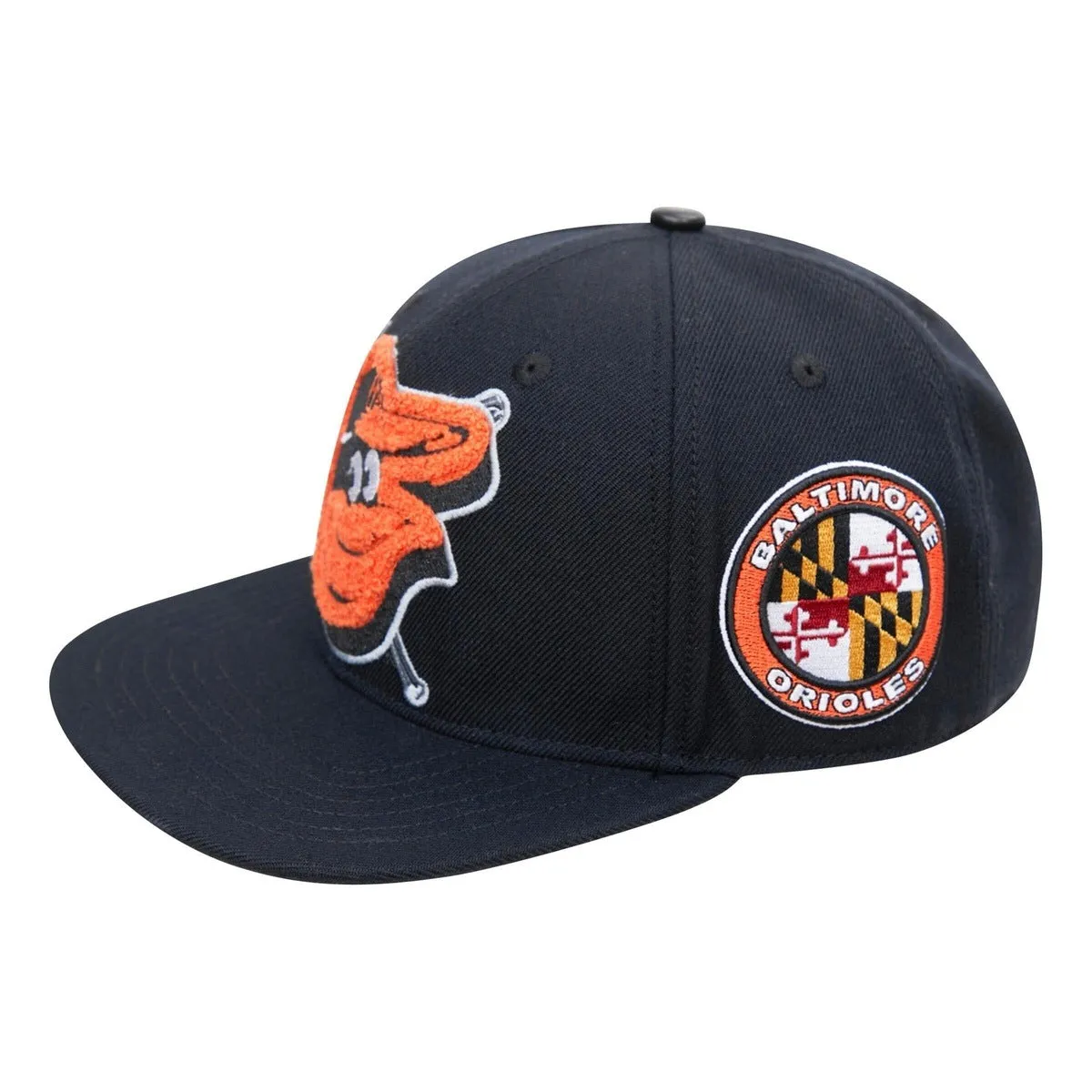 MLB BALTIMORE ORIOLES MASHUP UNISEX SNAPBACK (BLACK)
